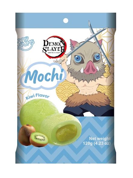 Demon Slayer Kiwi Mochi, 120g bag, 12ct