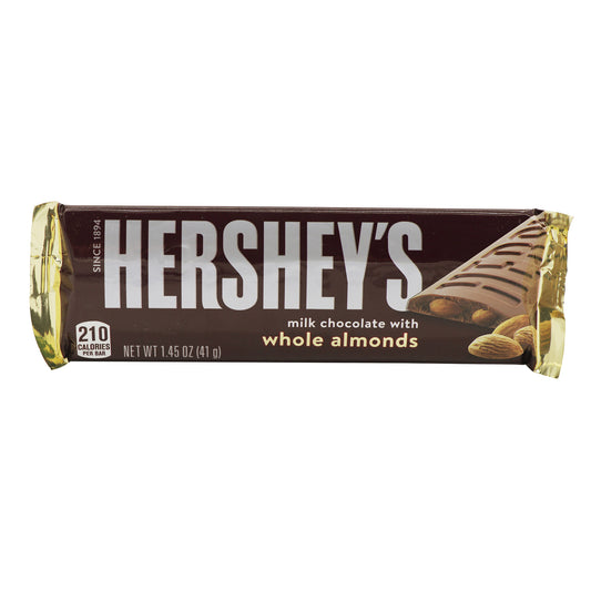 Hershey's Almond Bar, 1.45oz, 36ct Case