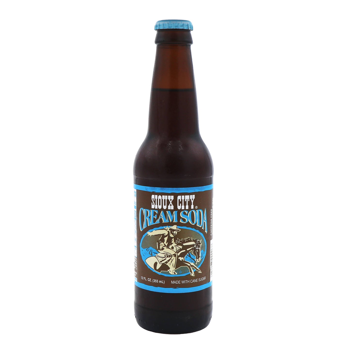 Sioux City Cream Soda, 12oz Glass Bottle 12ct