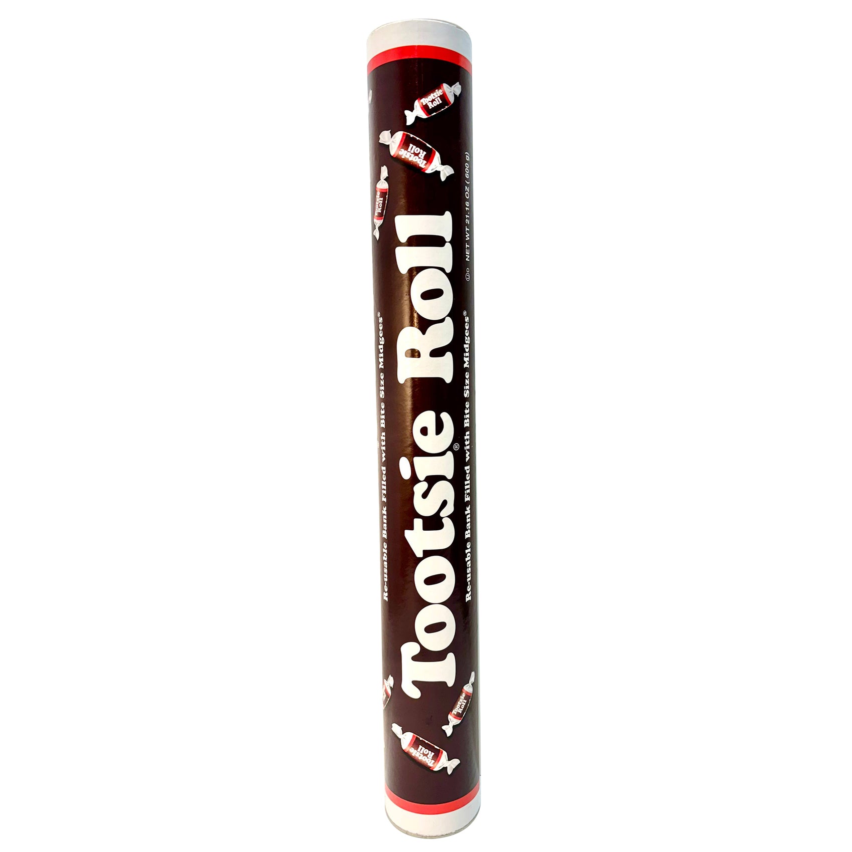 24" Mega Candy Tube, Tootsie Roll, 20.25oz Tube, 6ct