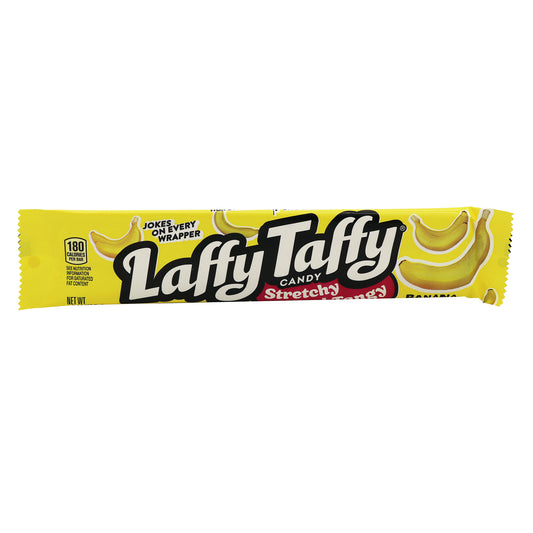 Laffy Taffy Candy 1.5oz Bars, Banana, 24ct