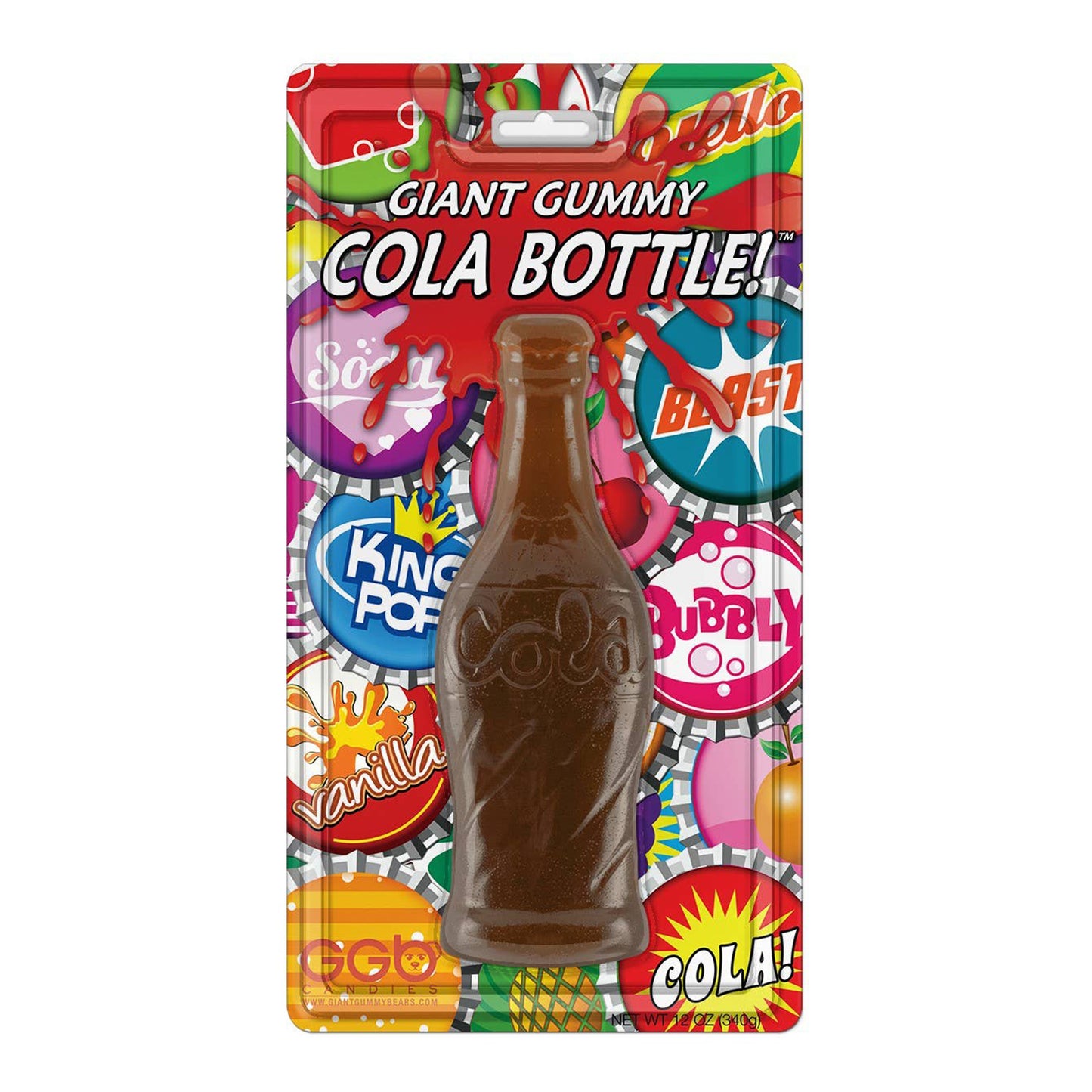 Giant Gummy Cola Bottle, 12oz, 12ct