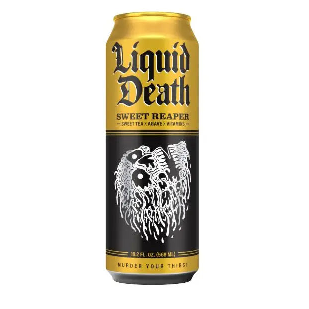 Liquid Death Sweet Reaper Tea 19.2oz, 12ct