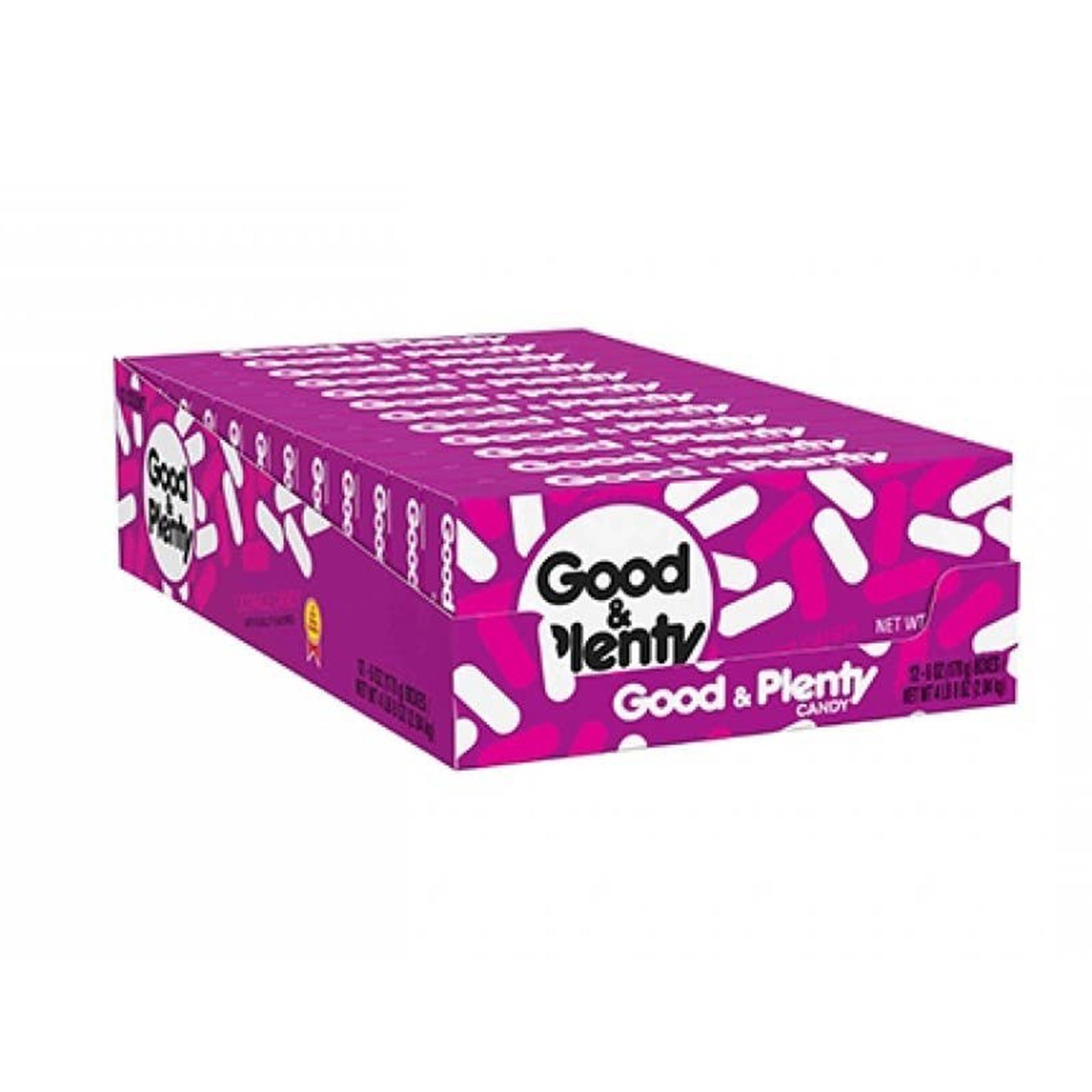 Good & Plenty Theater Box, 6oz, 12ct Case