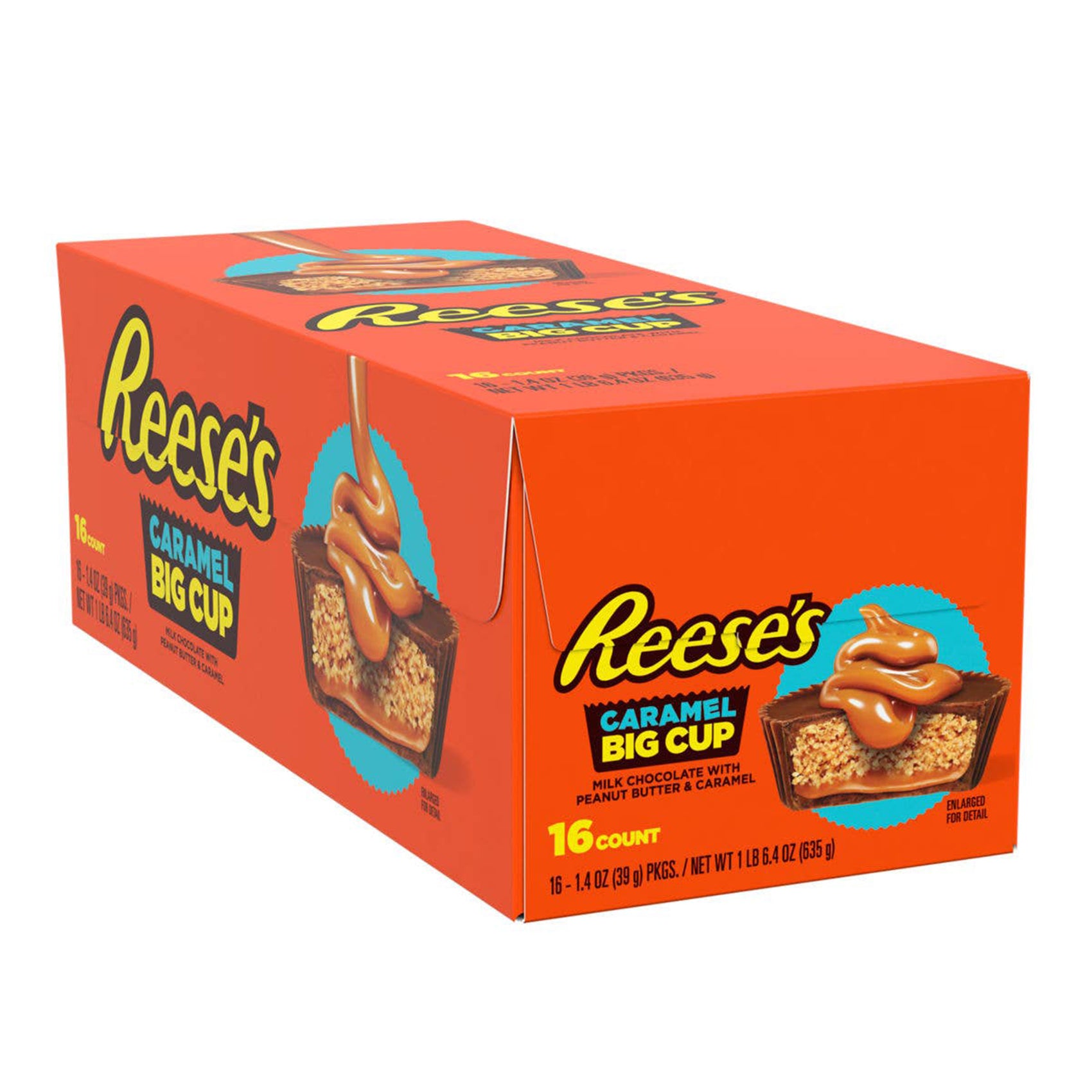 Reese's Caramel Big Cup, 1.4oz, 16ct