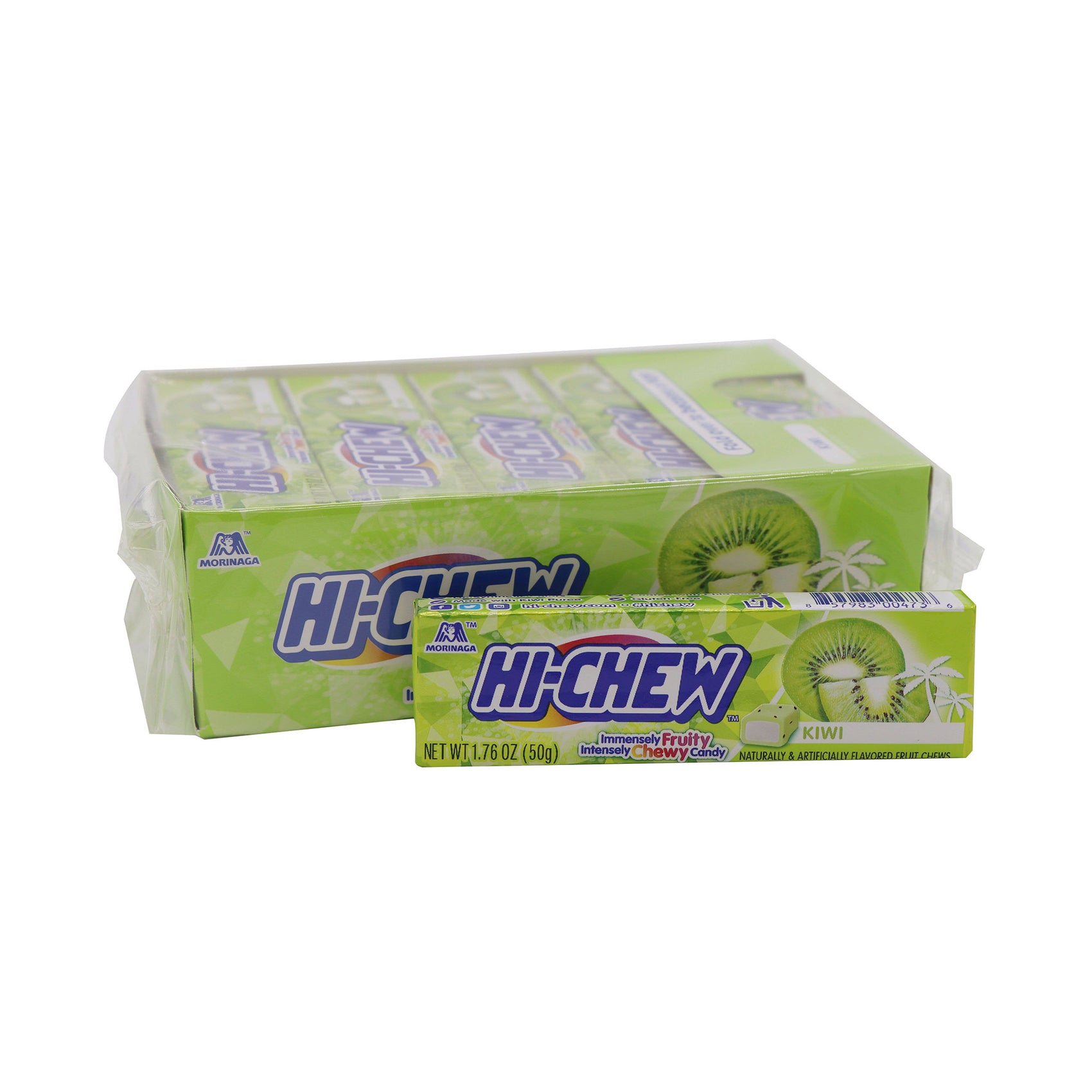 Hi-Chew Candy Kiwi Flavored, 15ct