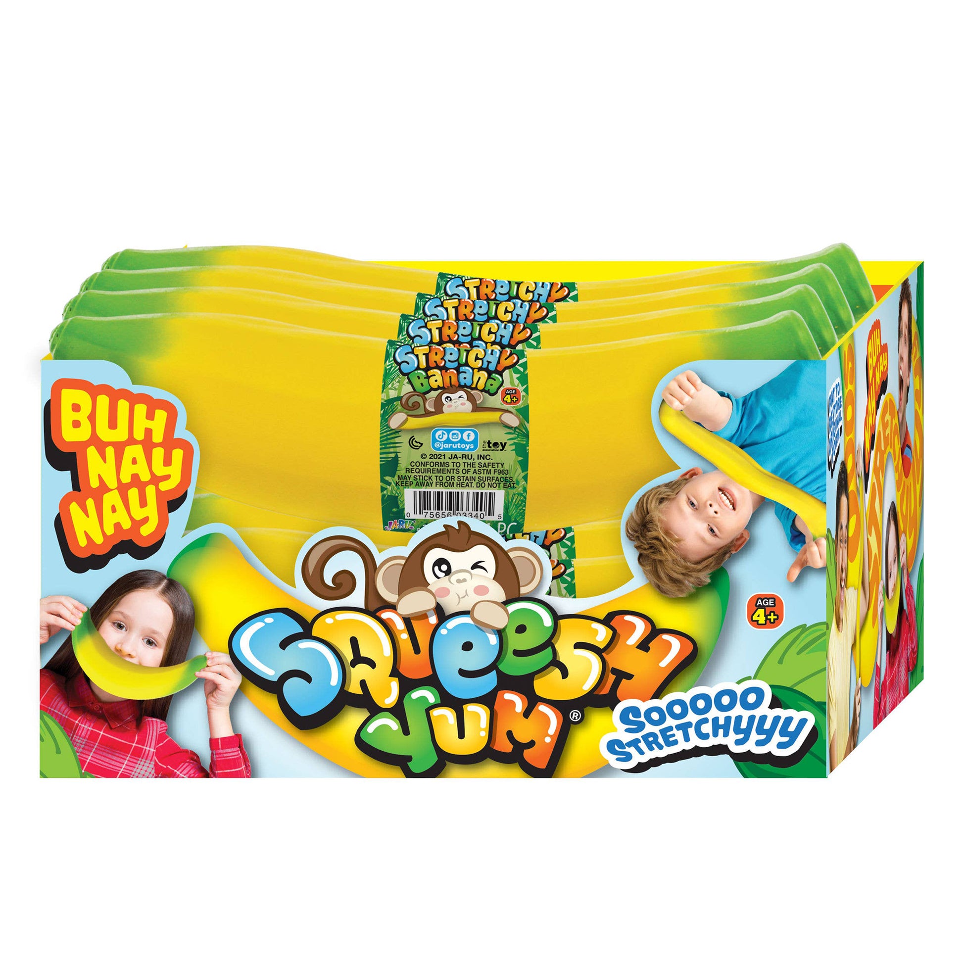 Squeesh Yum, Buh Nay Nay, Stretch Banana, 12ct