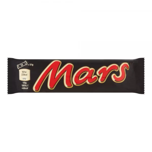 Limited Import - Mars Bar UK, 1.8oz, 24ct Case