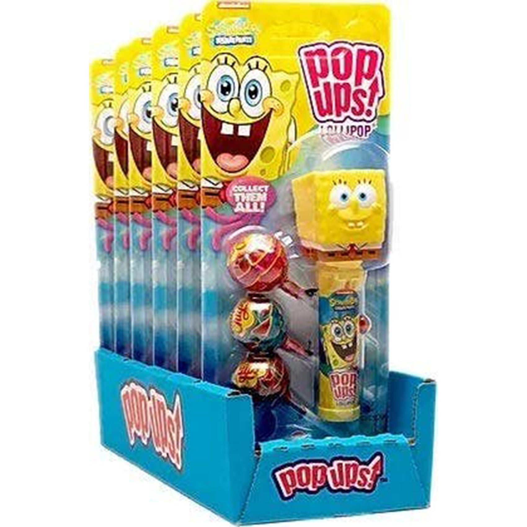Pop Ups! SpongeBob, 1.26oz, 6ct Case