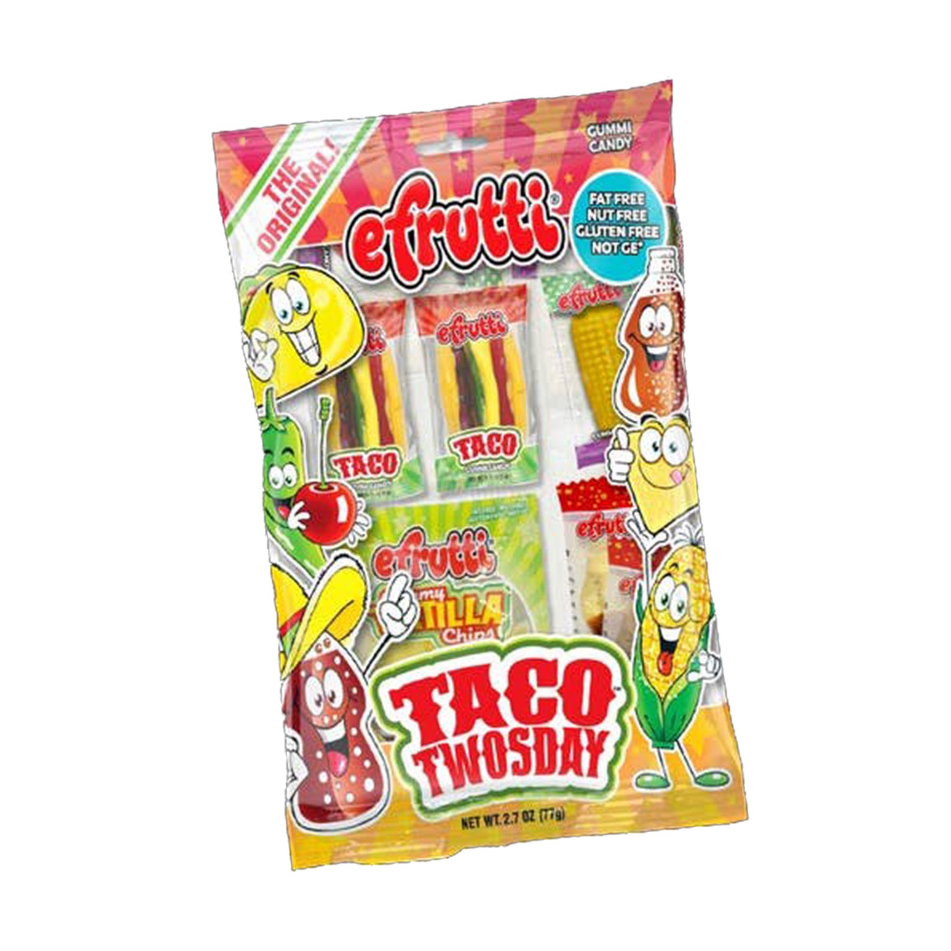 E-Frutti Gummi Taco Twosday, 2.7oz, 12ct Case