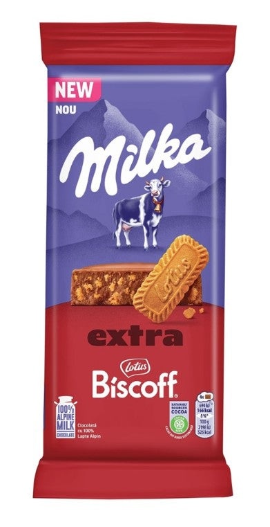 Limited Import - Milka Extra Biscoff 190g, 15ct