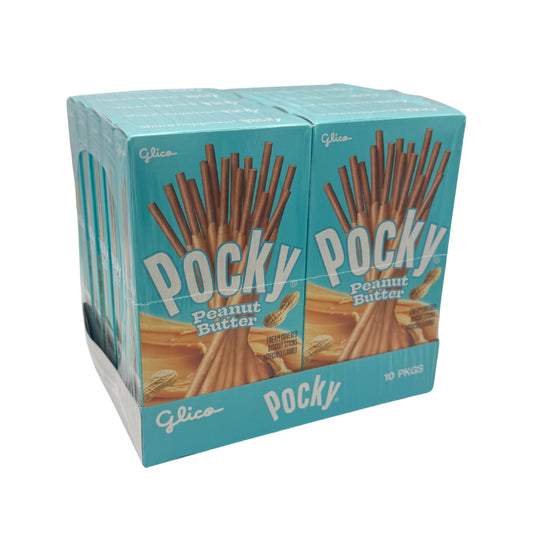 Pocky Peanut Butter 62g / 2.19oz, 10ct