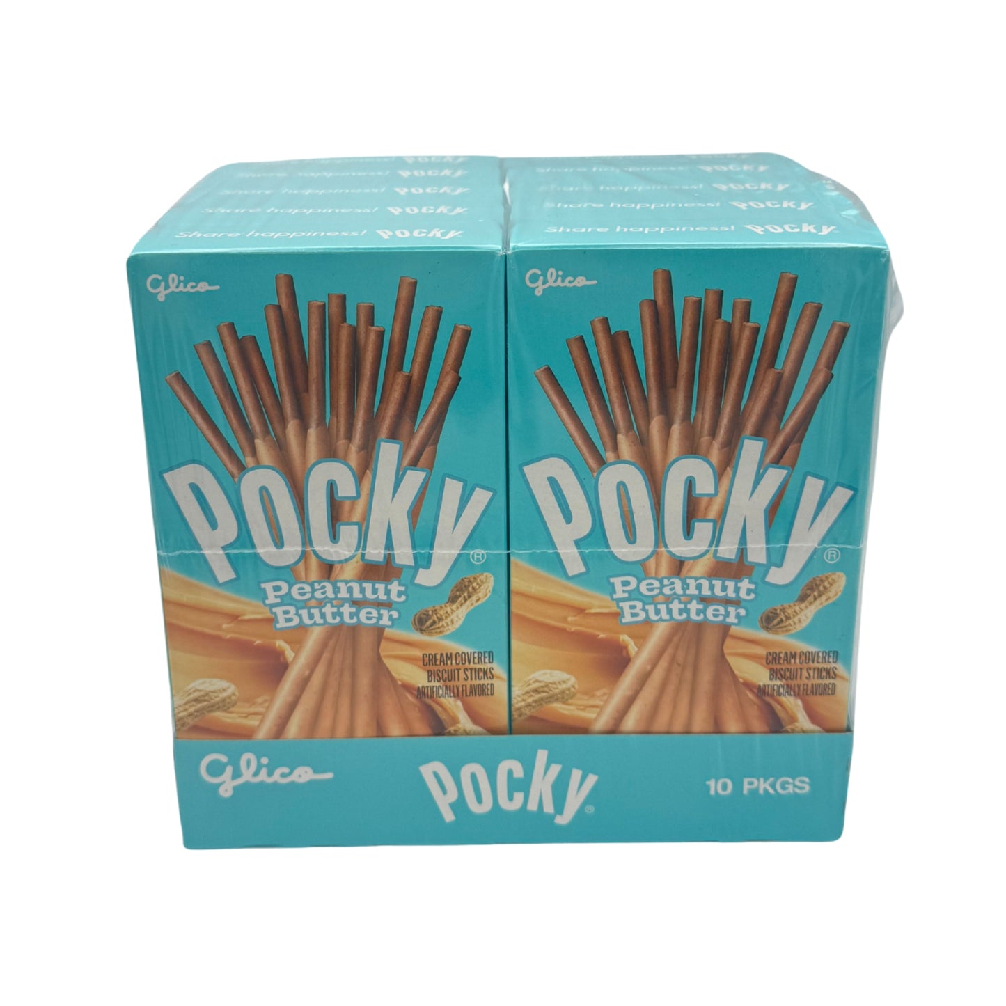 Pocky Peanut Butter 62g / 2.19oz, 10ct