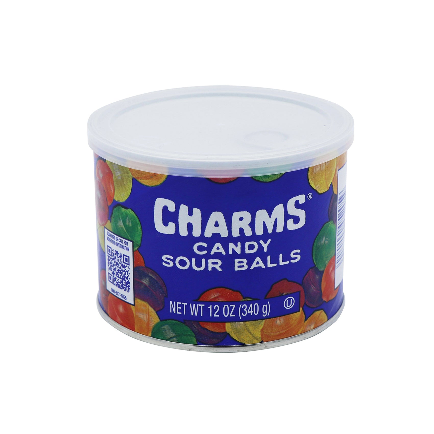 Charms Candy Sour Ball 12oz Tin, 12ct Case