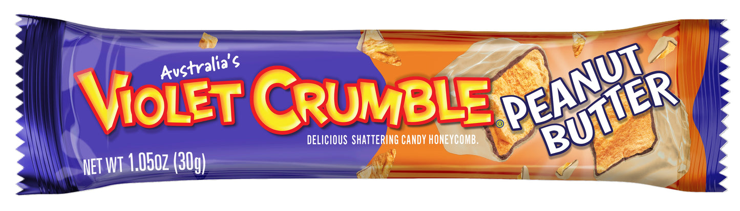 Violet Crumble Peanut Butter Bar 1.05oz 20ct