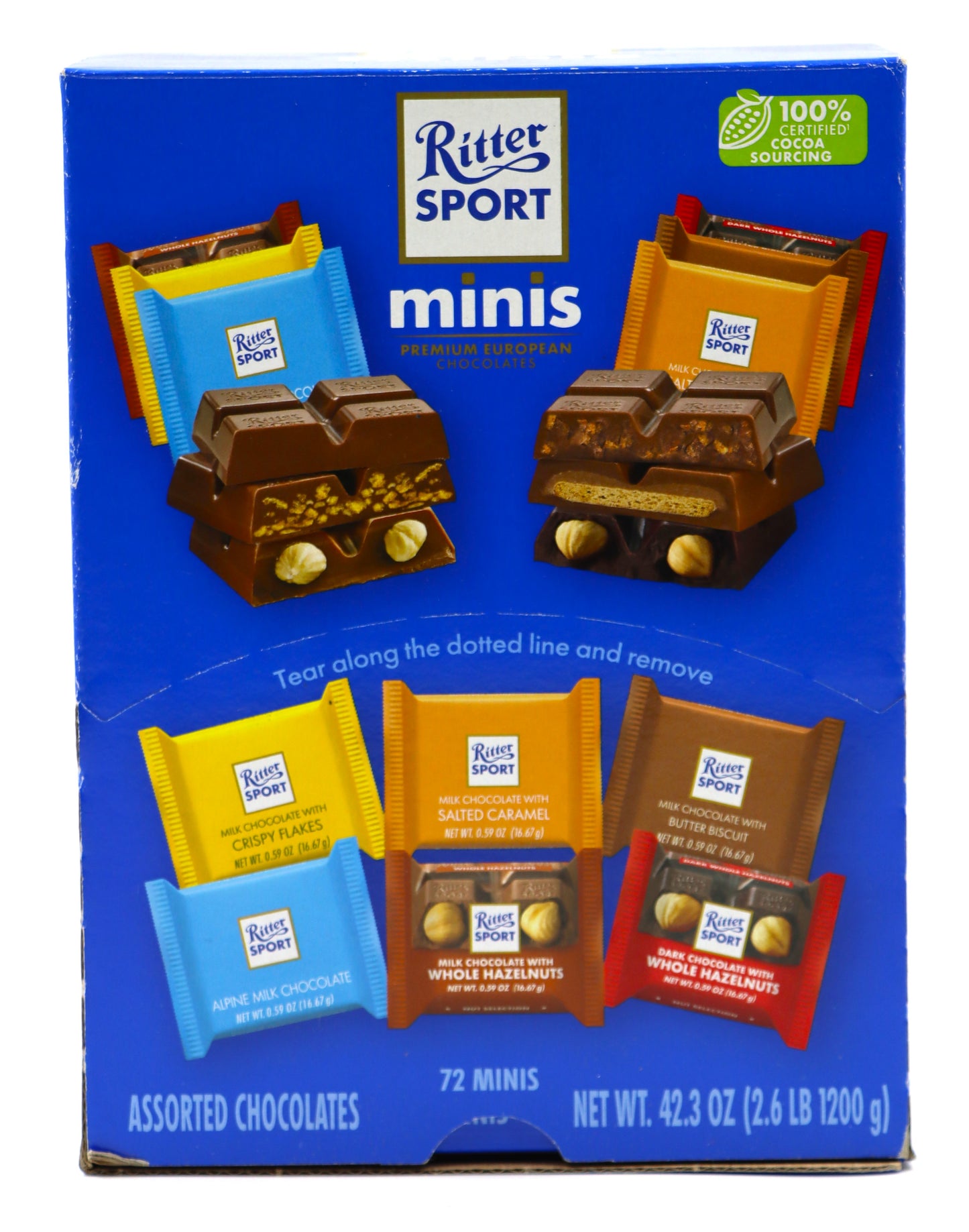 Ritter Sport Assorted Mini Chocolate Squares, 72ct
