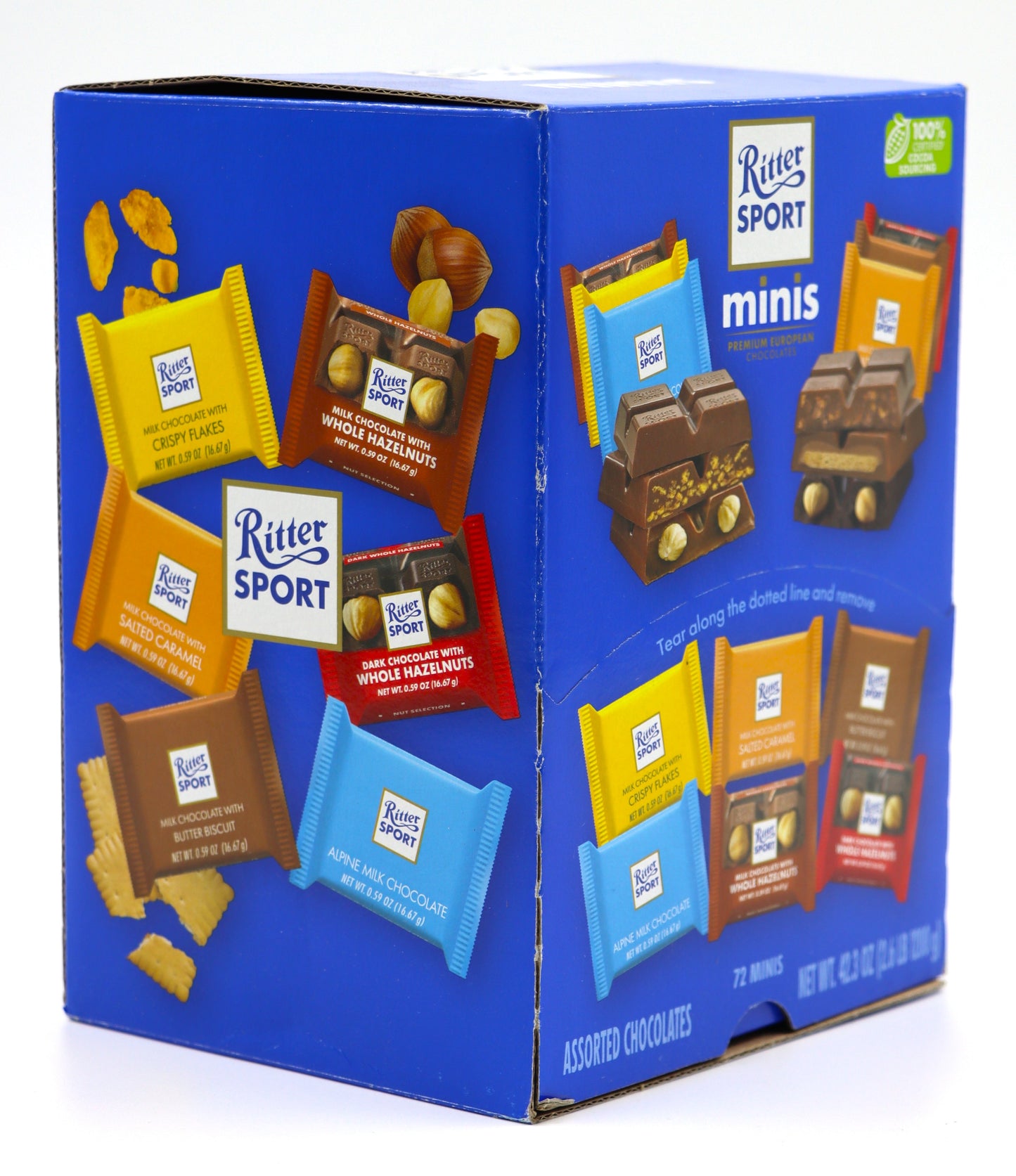 Ritter Sport Assorted Mini Chocolate Squares, 72ct