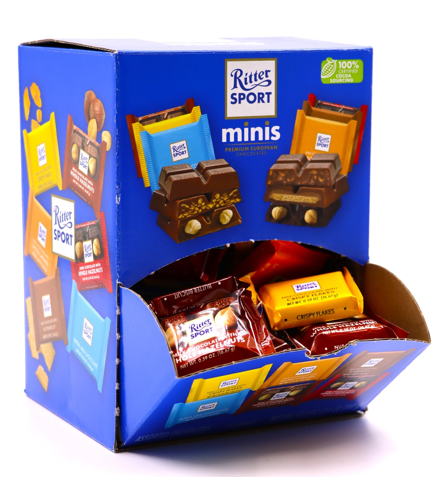 Ritter Sport Assorted Mini Chocolate Squares, 72ct