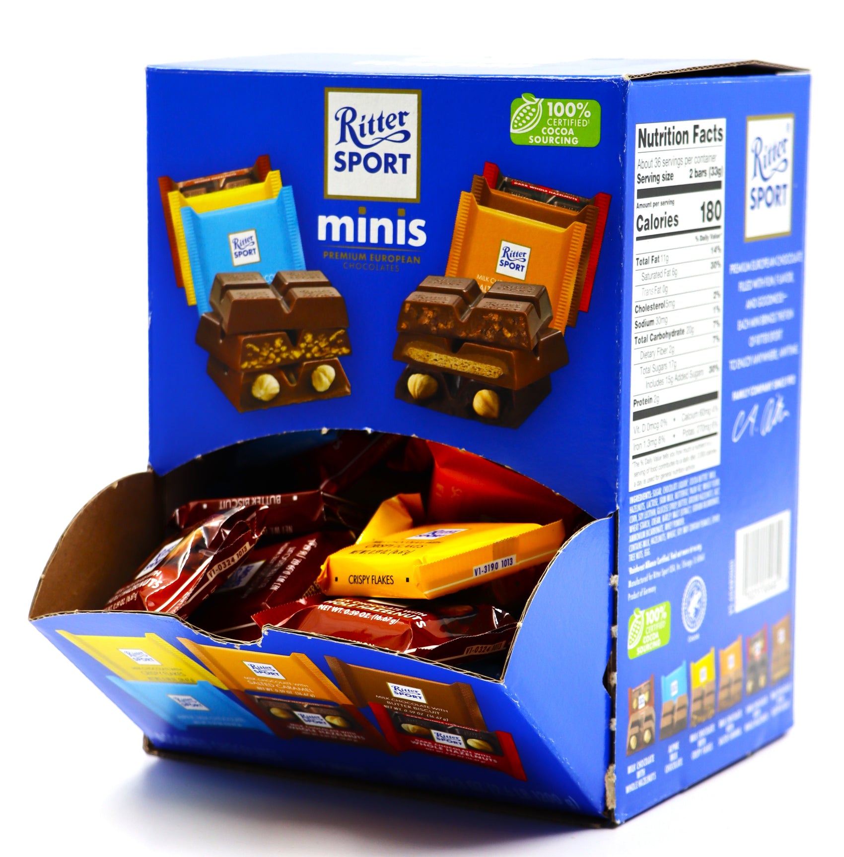 Ritter Sport Assorted Mini Chocolate Squares, 72ct