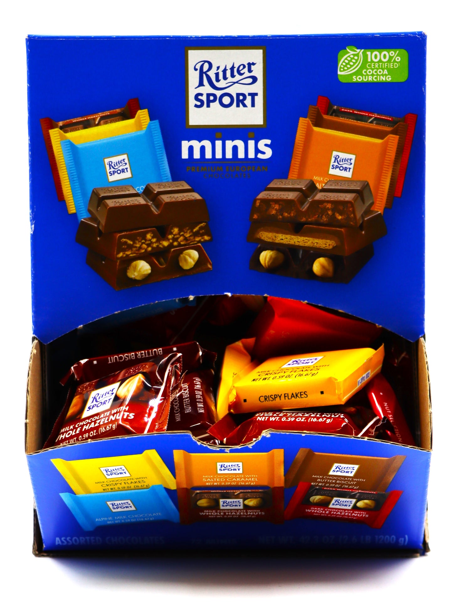 Ritter Sport Assorted Mini Chocolate Squares, 72ct