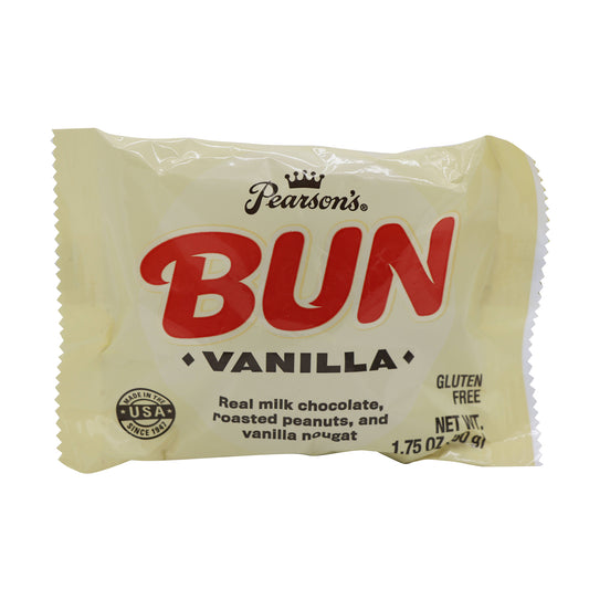 Pearson's Vanilla Bun Bar, 1.75oz, 24ct Case