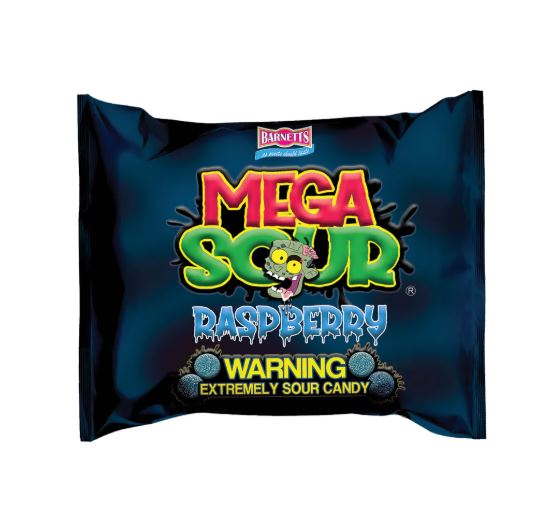 Limited Import Barnetts Mega Sour Rsbry 3.7oz 12ct
