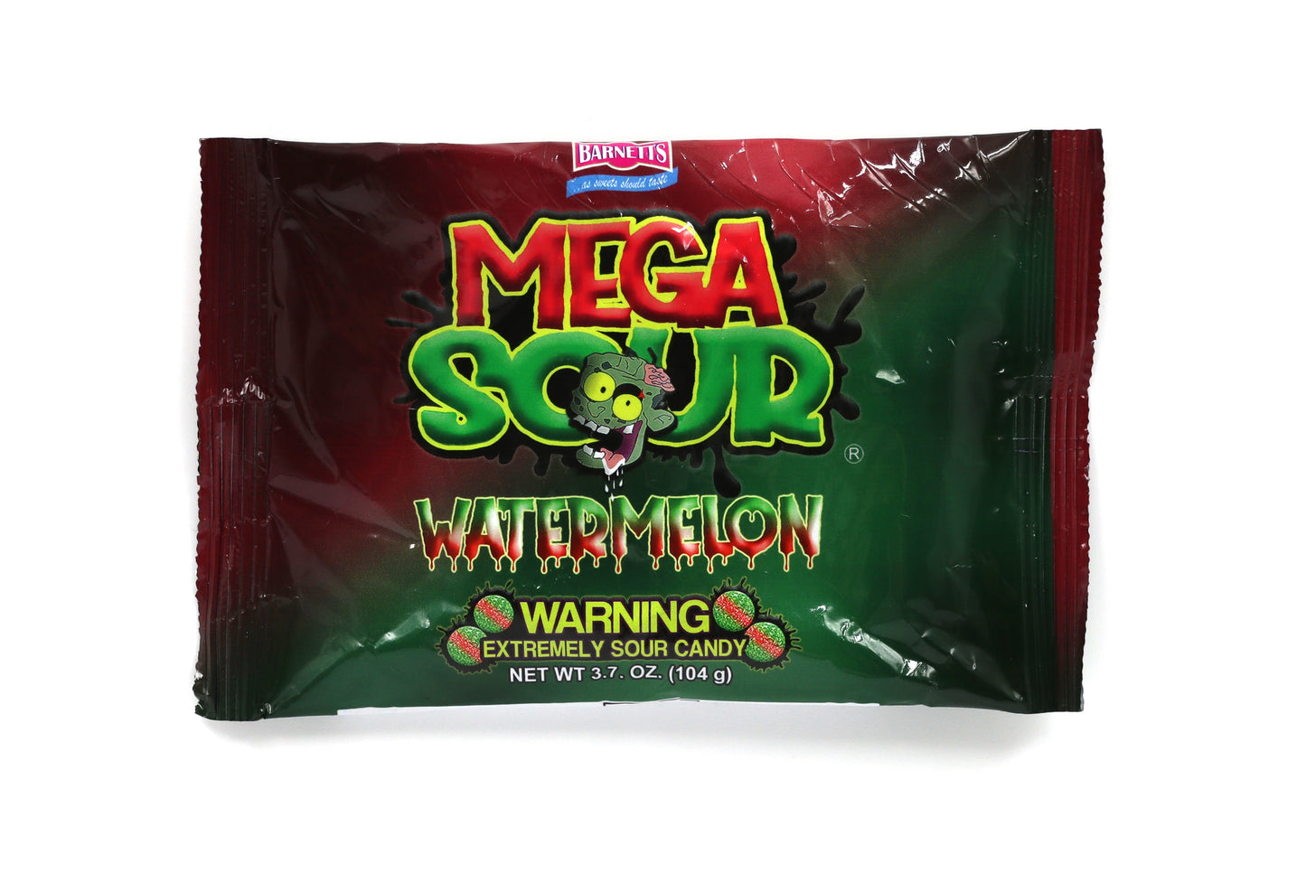 Limited Import Barnetts Mega SourWtrmln 3.7oz 12ct