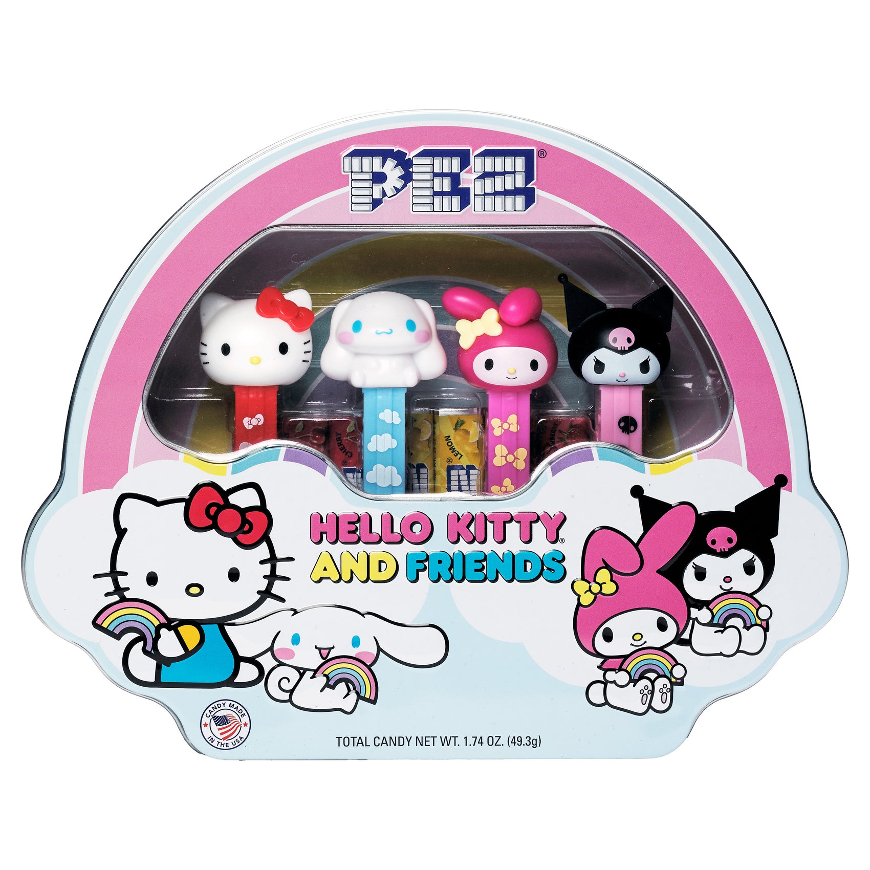 Pez Gift Tin - Hello Kitty & Friends, 6ct