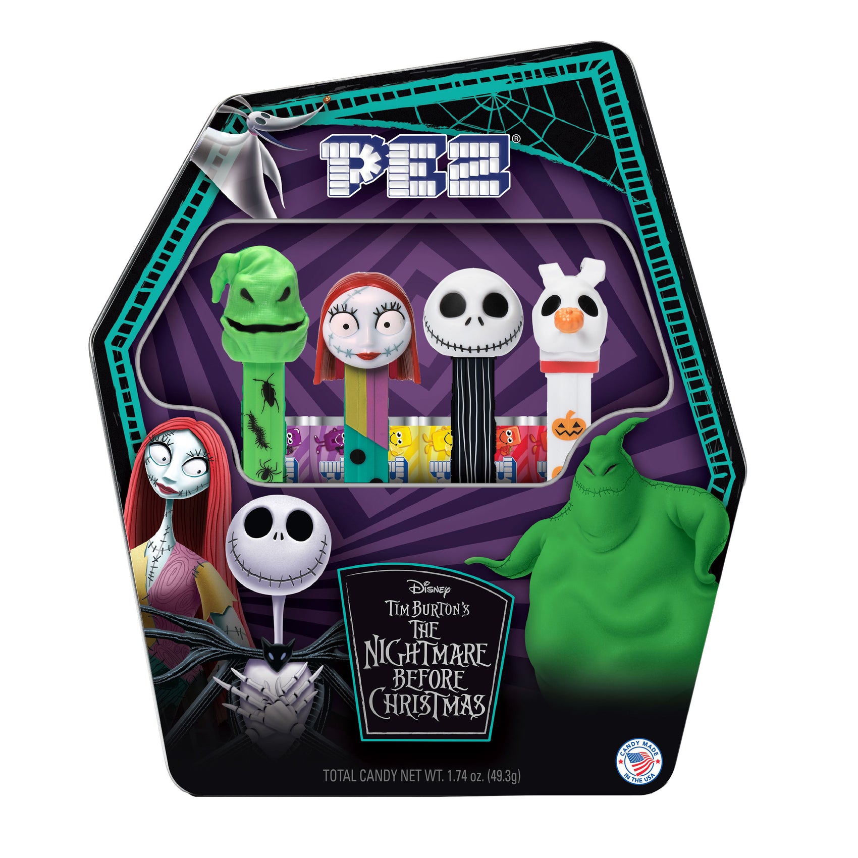 Pez Gift Tin - Nightmare Before Christmas, 6ct