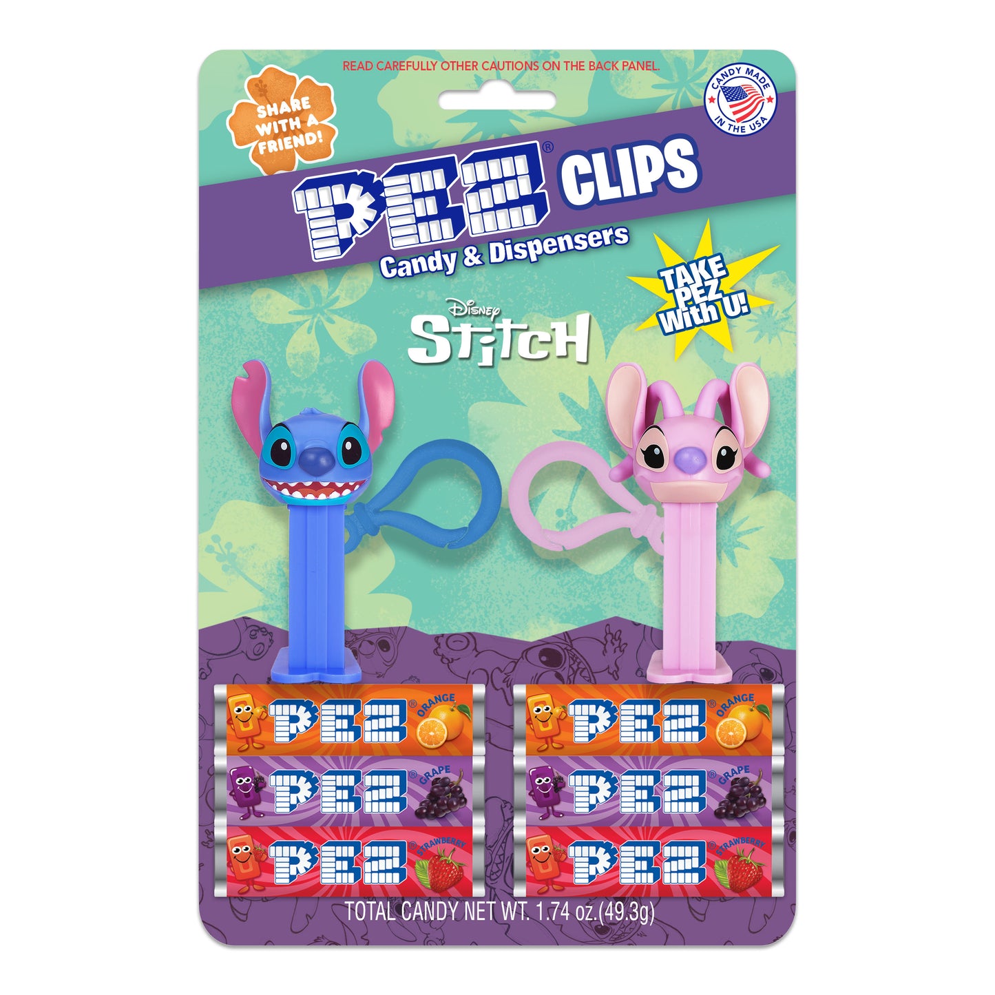 Pez Clips - Stitch, 12ct