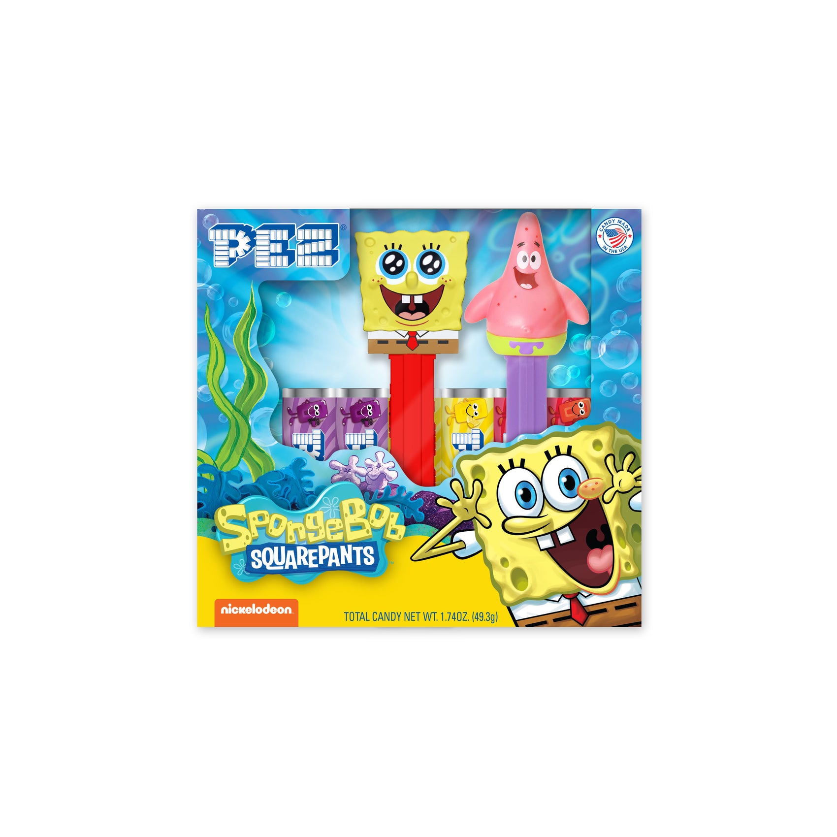 Pez Box Twin Pack - Sponge Bob Squarepants, 12ct