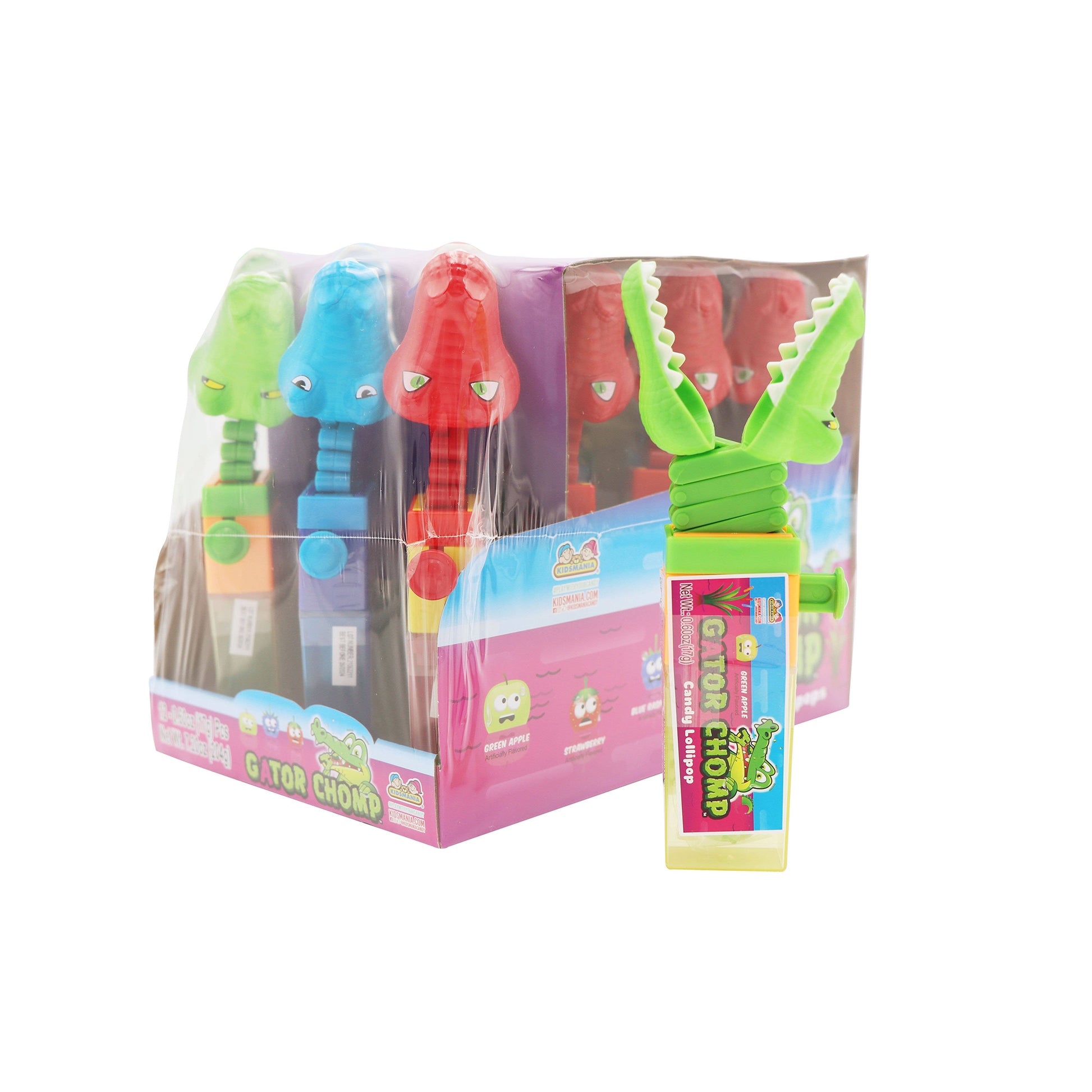 Kidsmania Gator Chomp Lollipop, 12ct