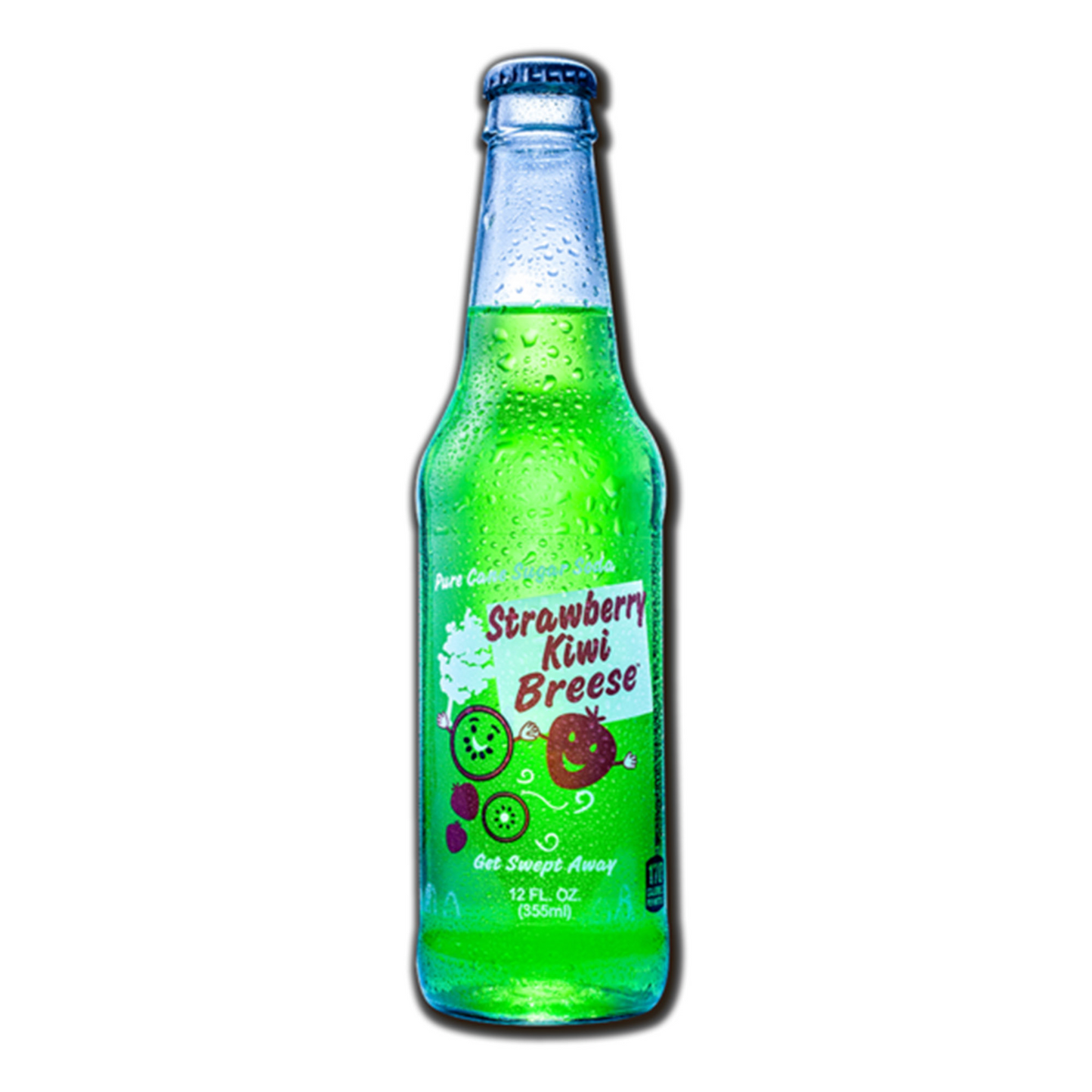 Excel Strawberry Kiwi Breese, 12oz Glass Bottle 12ct