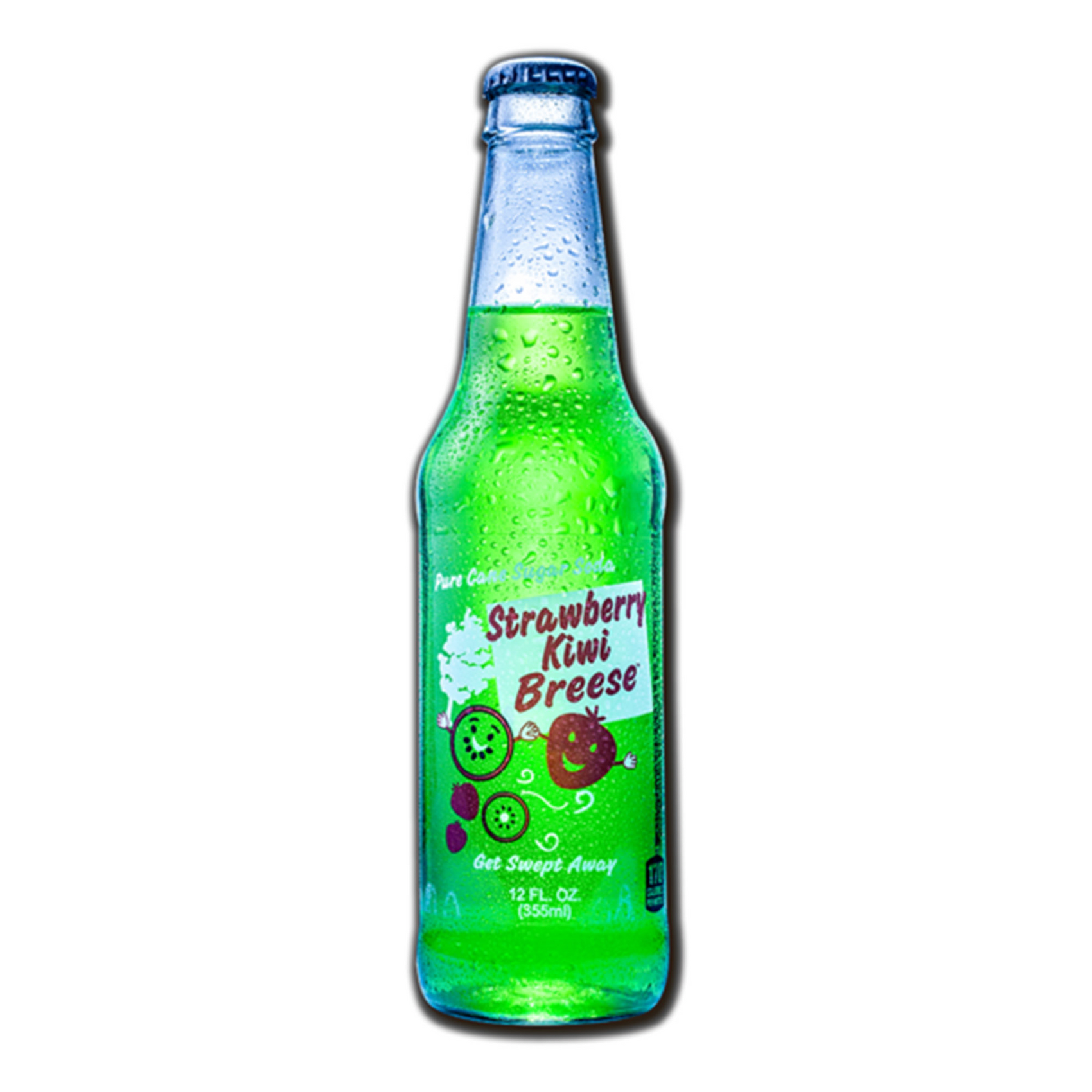 Excel Strawberry Kiwi Breese, 12oz Glass Bottle 12ct
