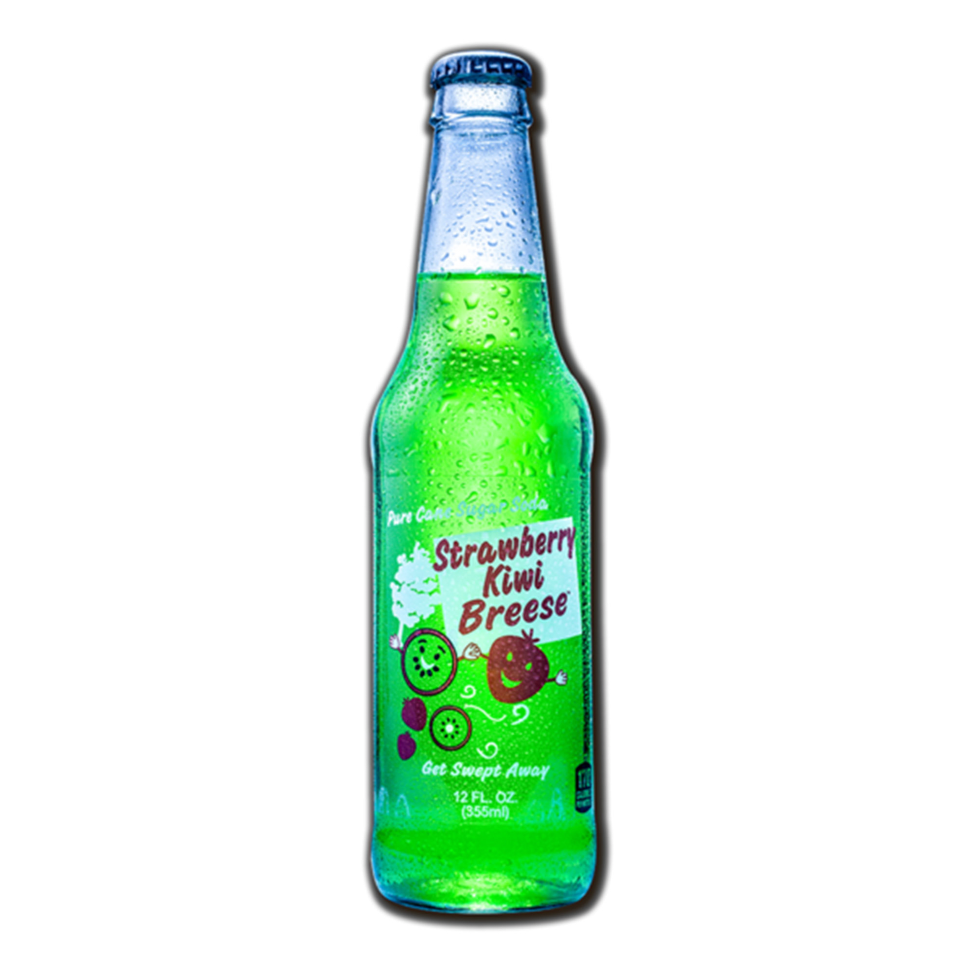 Excel Strawberry Kiwi Breese, 12oz Glass Bottle 12ct