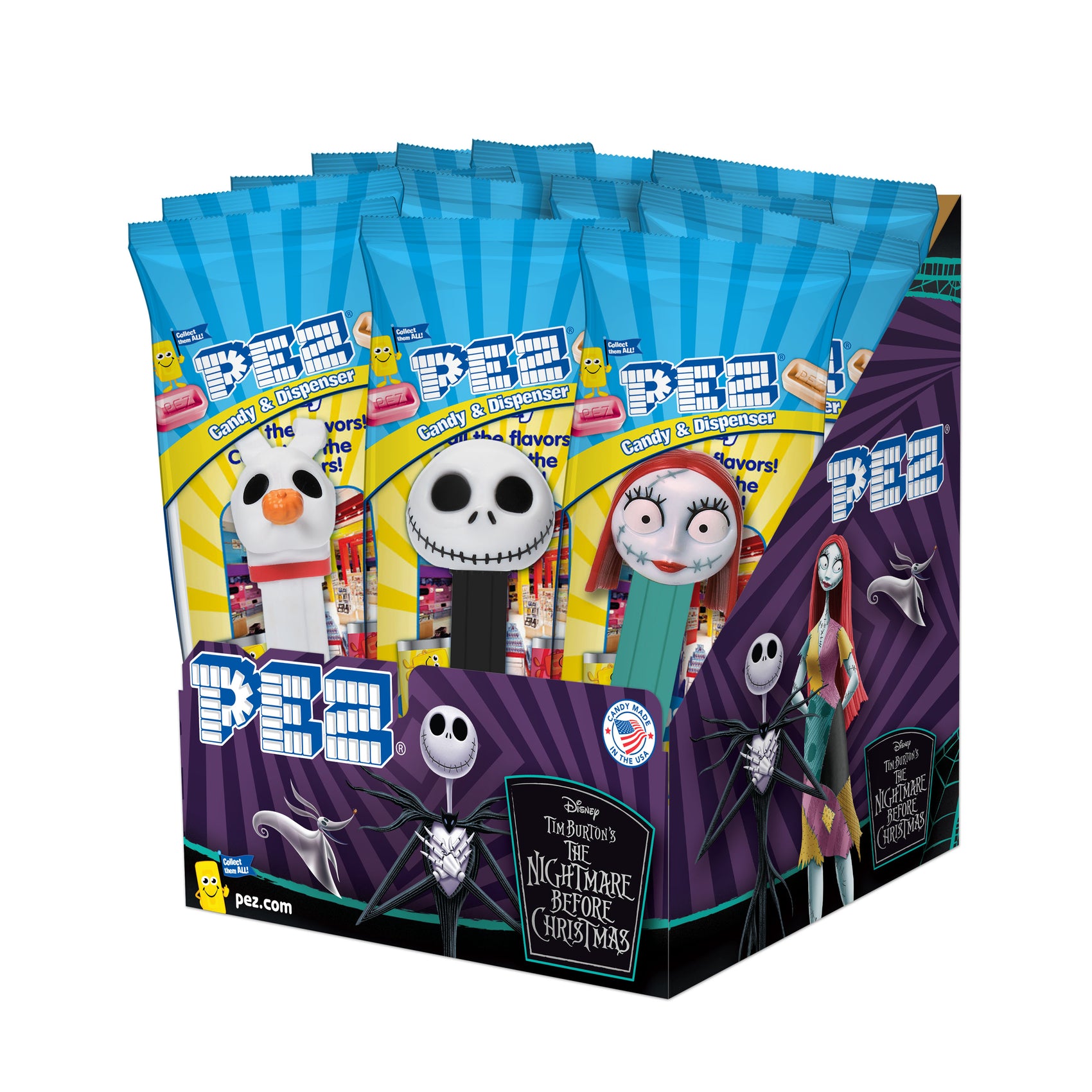 Pez Poly - Nightmare Before Christmas 12ct