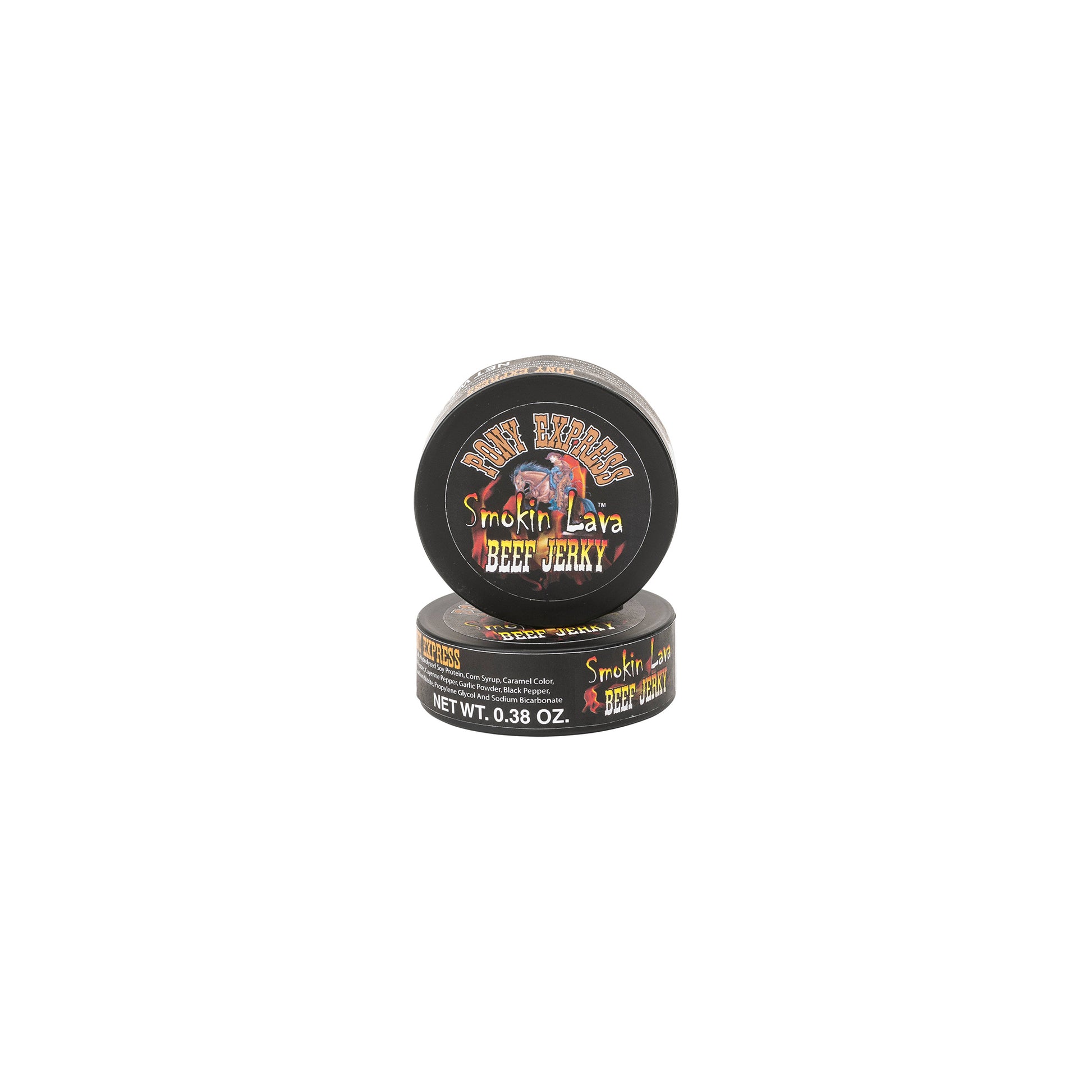 Pony Express Smokin' Lava Beef Jerky, .38oz ,12 Tins