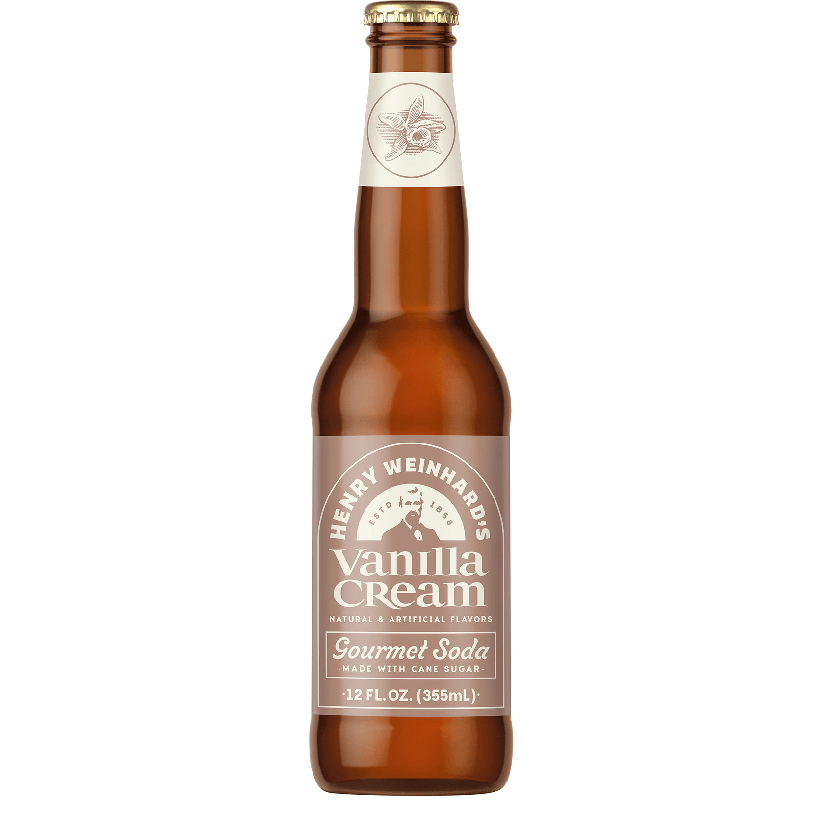 Henry Weinhard Vanilla Cream, 12oz Glass Bottle 12ct