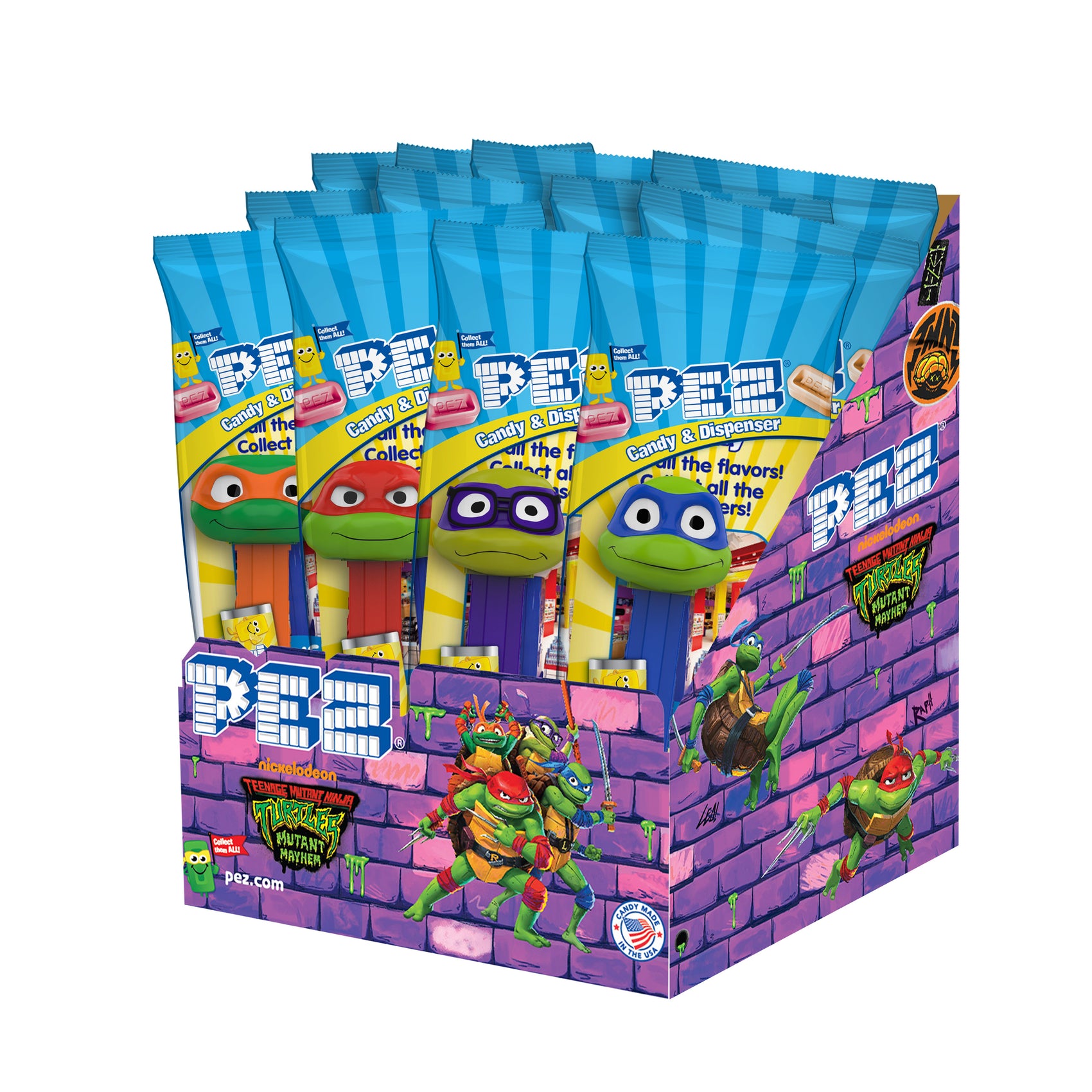 Pez Poly - Teenage Mutant Ninja Turtles 12ct