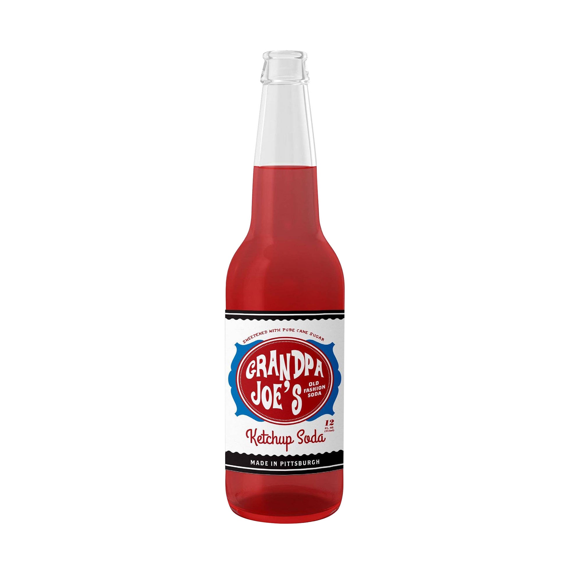 Grandpa Joe's Ketchup Soda, 12oz Glass Bottle 12ct