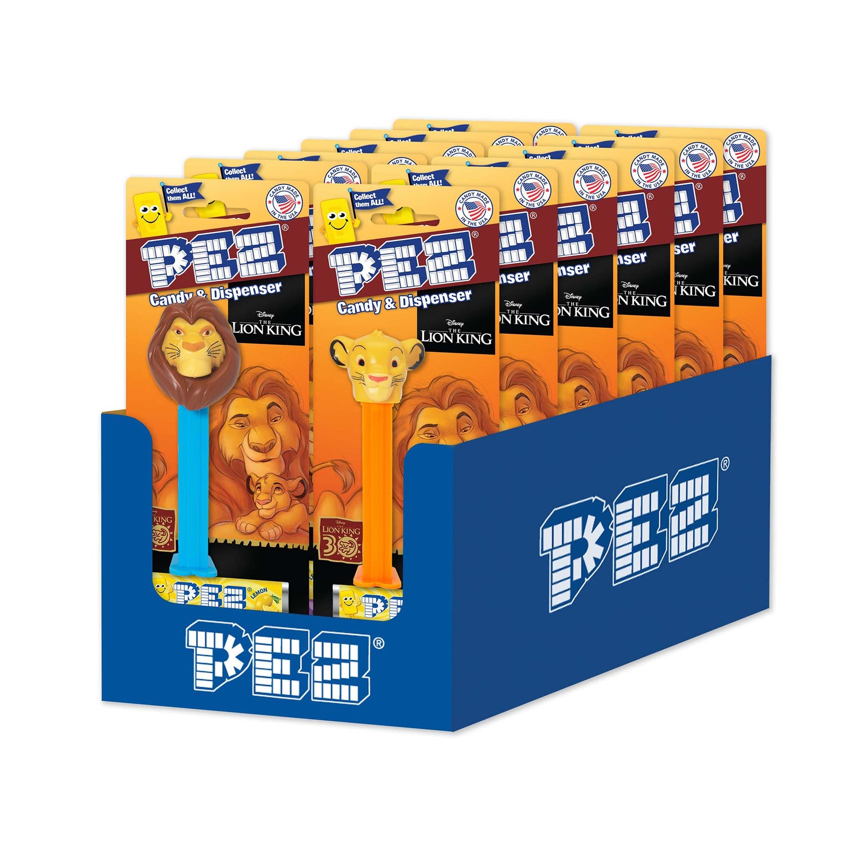Pez Blister Card - Lion King 30th Anniversary 12ct