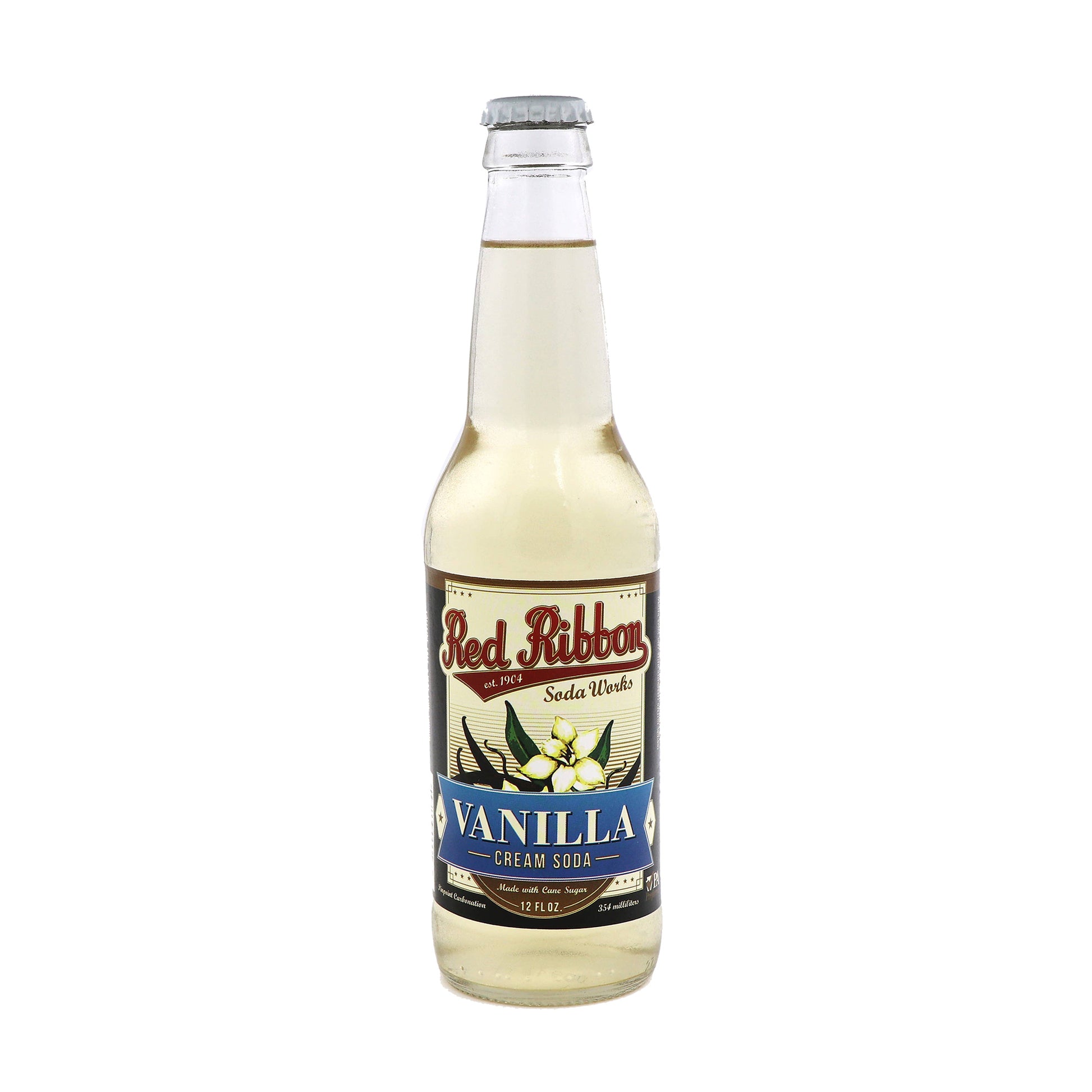 Red Ribbon Vanilla Cream, 12 Fl oz, 12ct Bottles