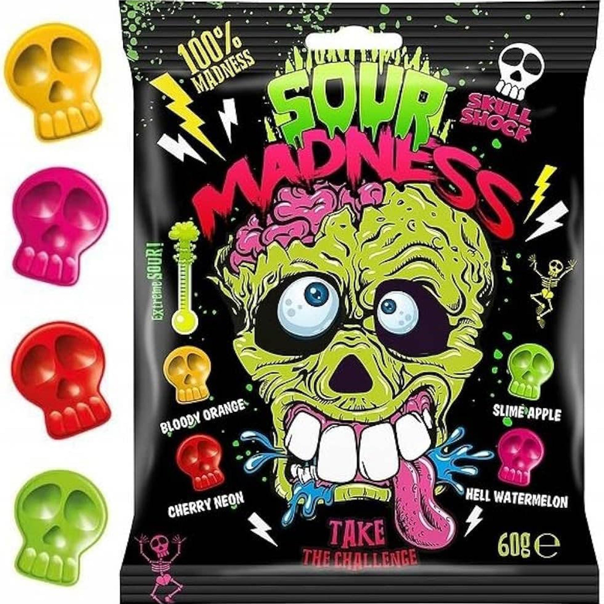Limited Import - Sour Madness, Mystery 60g, 10ct