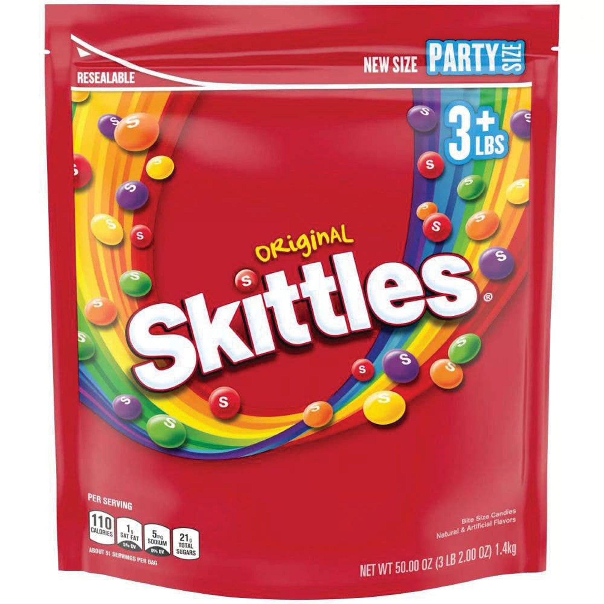 Skittles, 50oz Bag, 1 Bag