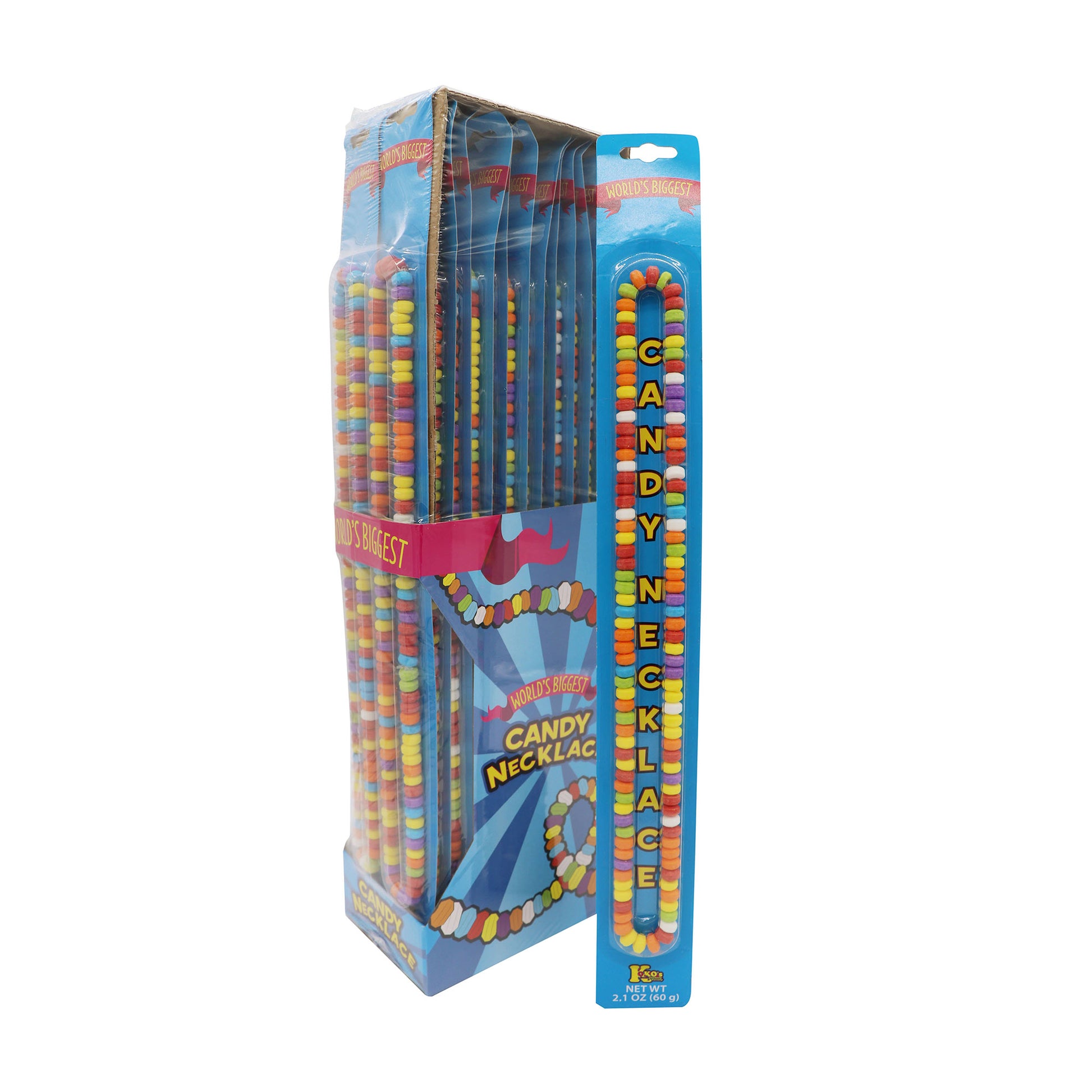 Giant Candy Necklaces, 2.1oz, 24ct Case