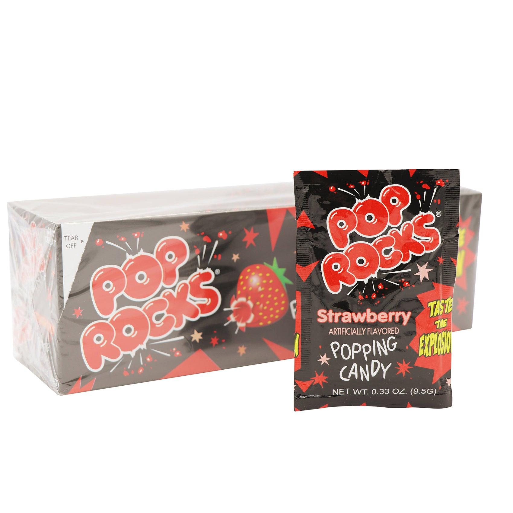 Pop Rocks, Strawberry, 0.33oz, 24Ct Case