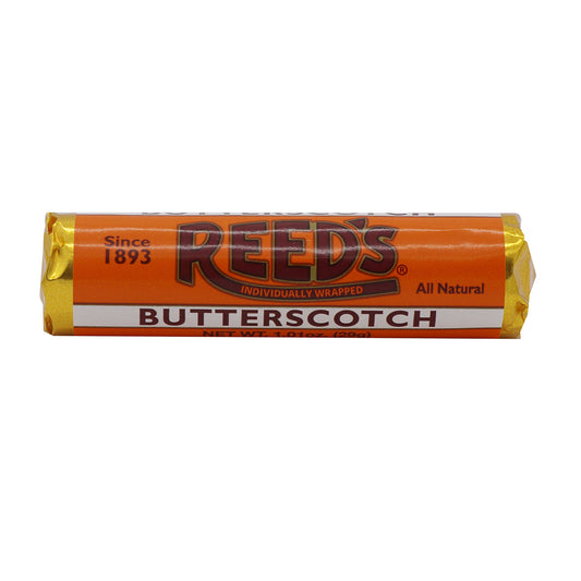 Reed's Candy Rolls Butterscotch, 24ct