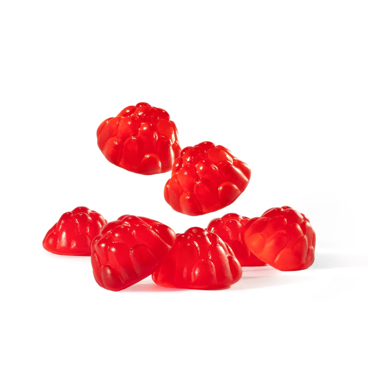 Albanese Berry Red Gummi Raspberries, 5lb Bag
