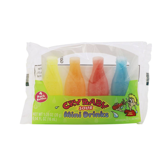 Cry Baby Candy Sour Mini Drinks 1.39oz, 18ct