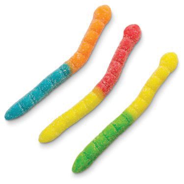 Case - Albanese Gummi Mini Neon Worm, 4/4.5lb Case